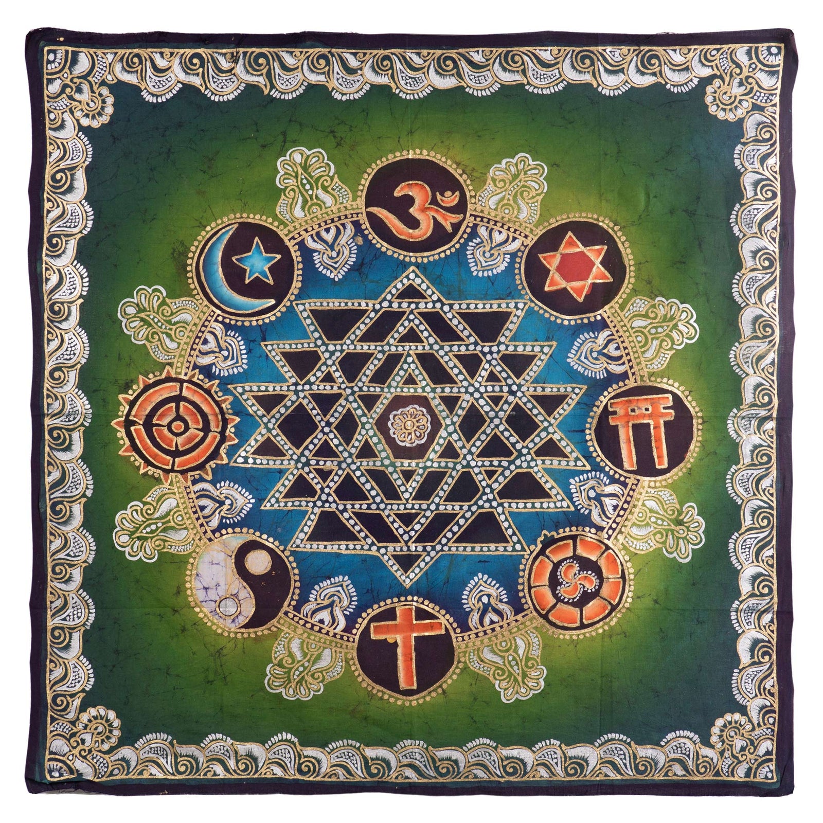 Varanasi Batik Wall Hanging Art — Unity in Diversity Collection