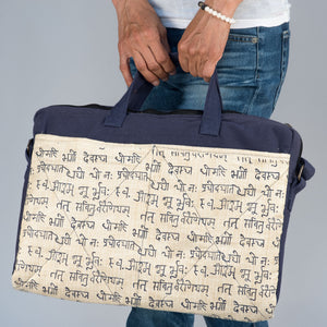 Kalamkari Block Print Laptop Shoulder Bag