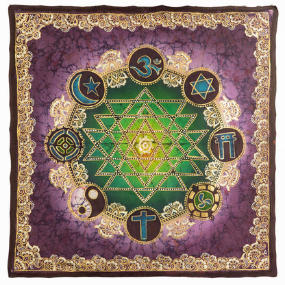 Varanasi Batik Wall Hanging Art — Unity in Diversity Collection