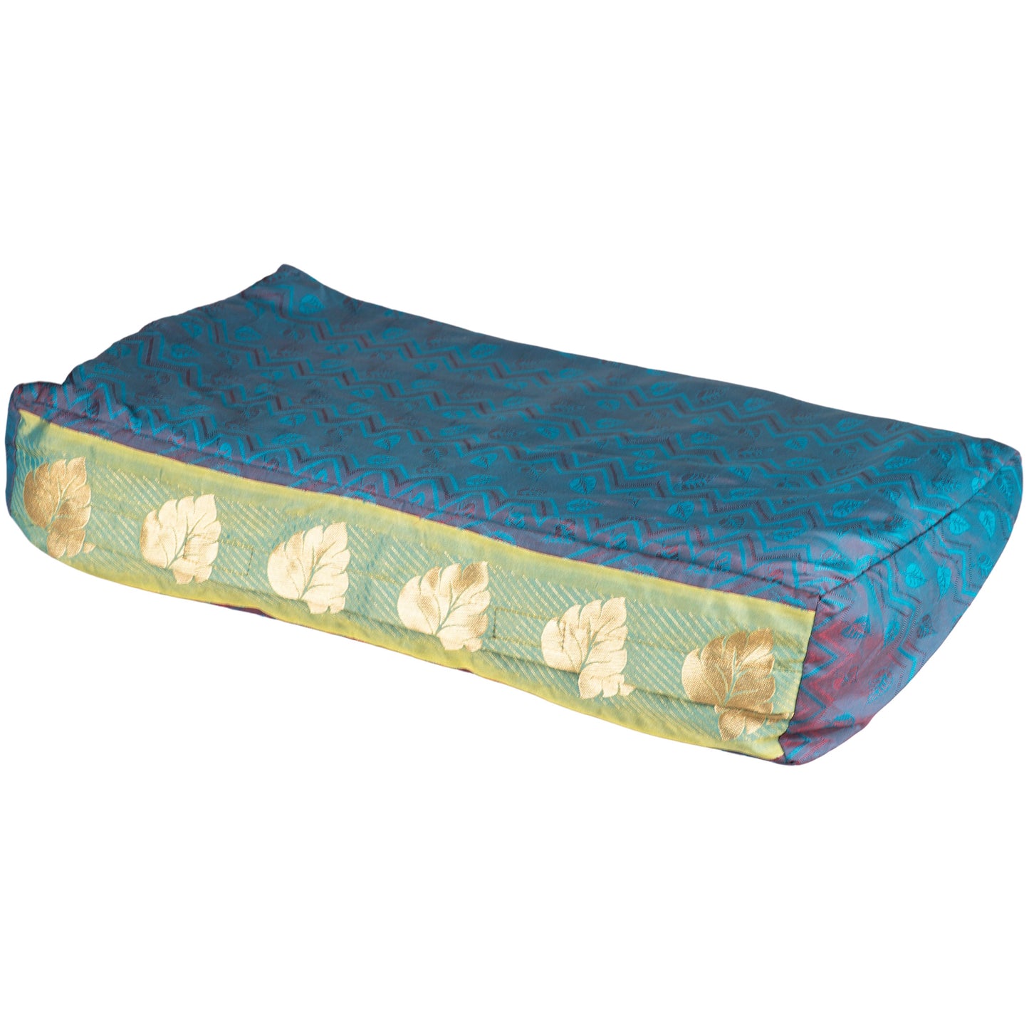Sacred Sari Foam Wedge Cushion