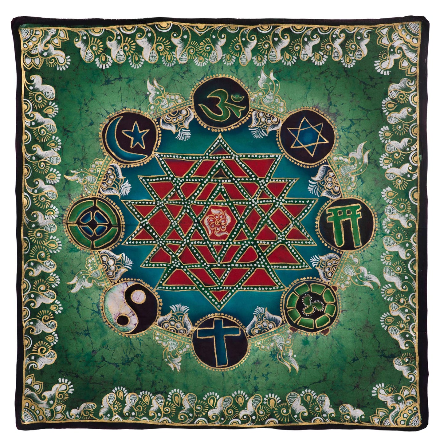 Varanasi Batik Wall Hanging Art — Unity in Diversity Collection