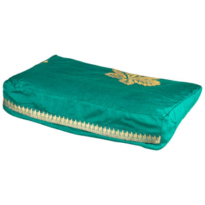Sacred Sari Foam Wedge Cushion