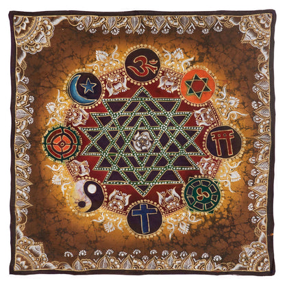 Varanasi Batik Wall Hanging Art — Unity in Diversity Collection