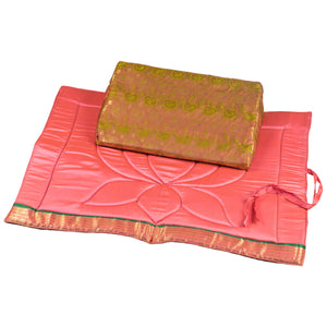 Sacred Sari Foam Wedge Cushion