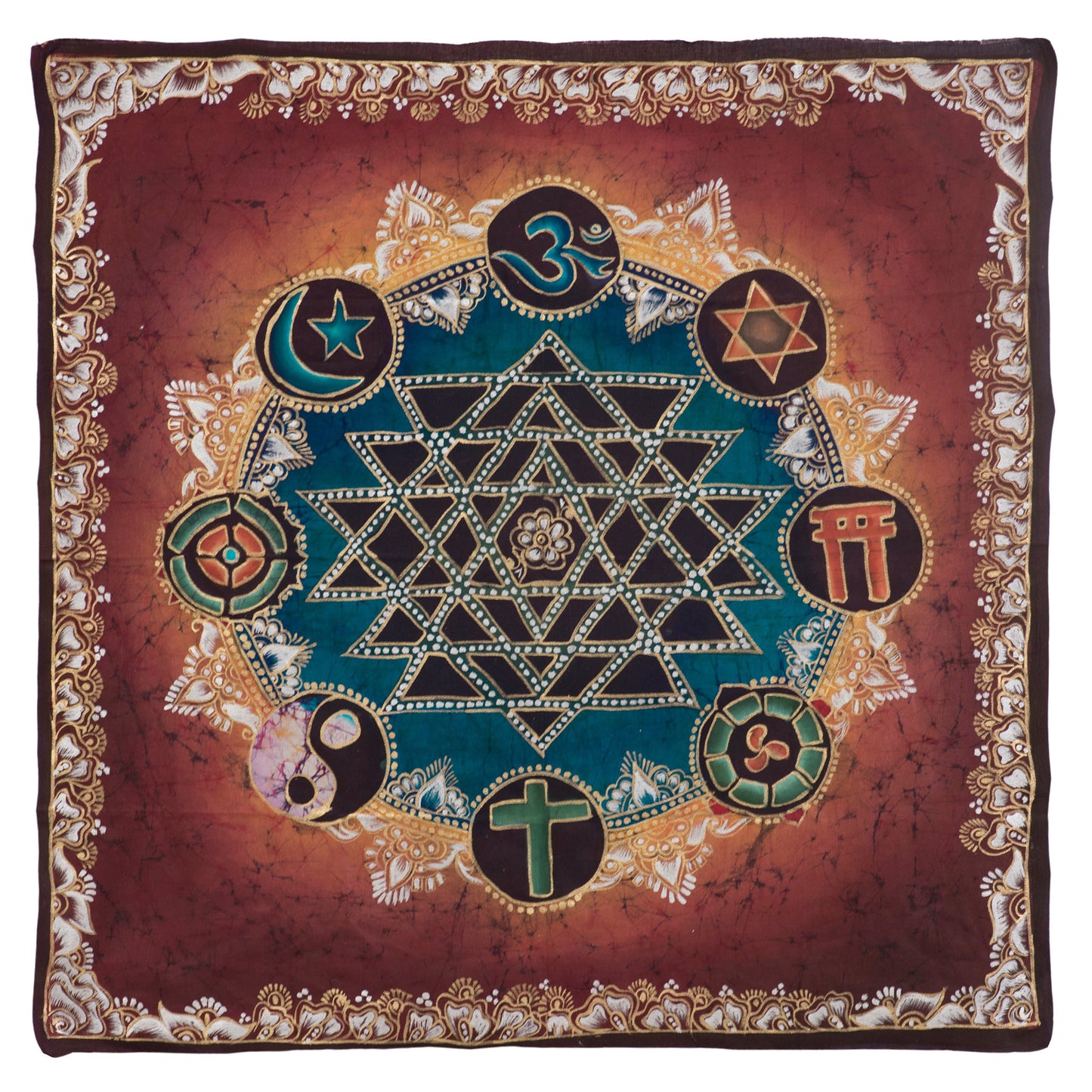Varanasi Batik Wall Hanging Art — Unity in Diversity Collection
