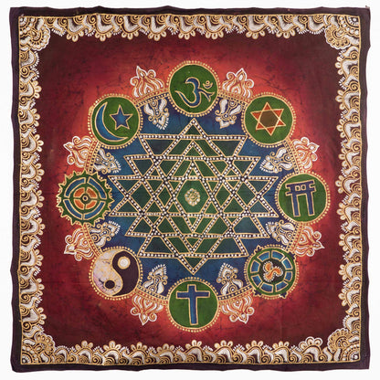 Varanasi Batik Wall Hanging Art — Unity in Diversity Collection