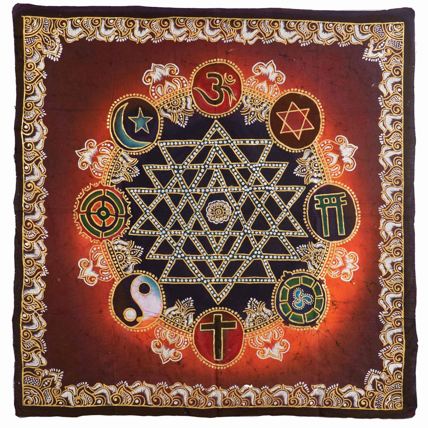 Varanasi Batik Wall Hanging Art — Unity in Diversity Collection