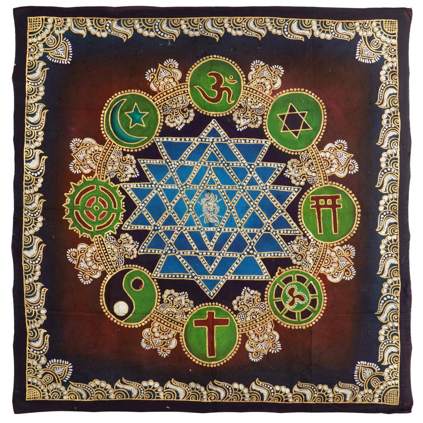 Varanasi Batik Wall Hanging Art — Unity in Diversity Collection