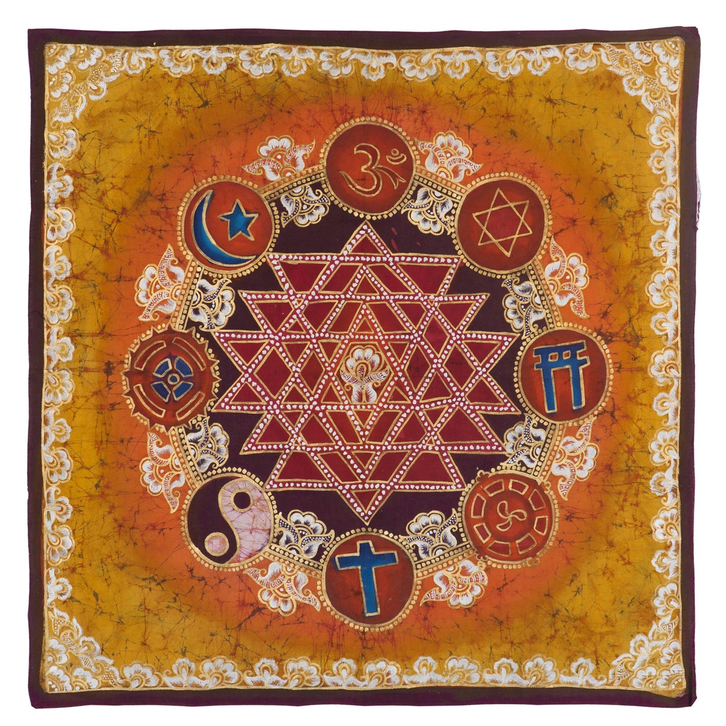 Varanasi Batik Wall Hanging Art — Unity in Diversity Collection