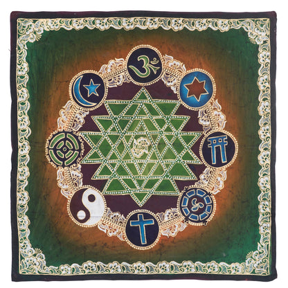 Varanasi Batik Wall Hanging Art — Unity in Diversity Collection