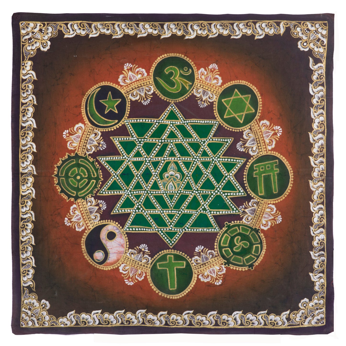 Varanasi Batik Wall Hanging Art — Unity in Diversity Collection