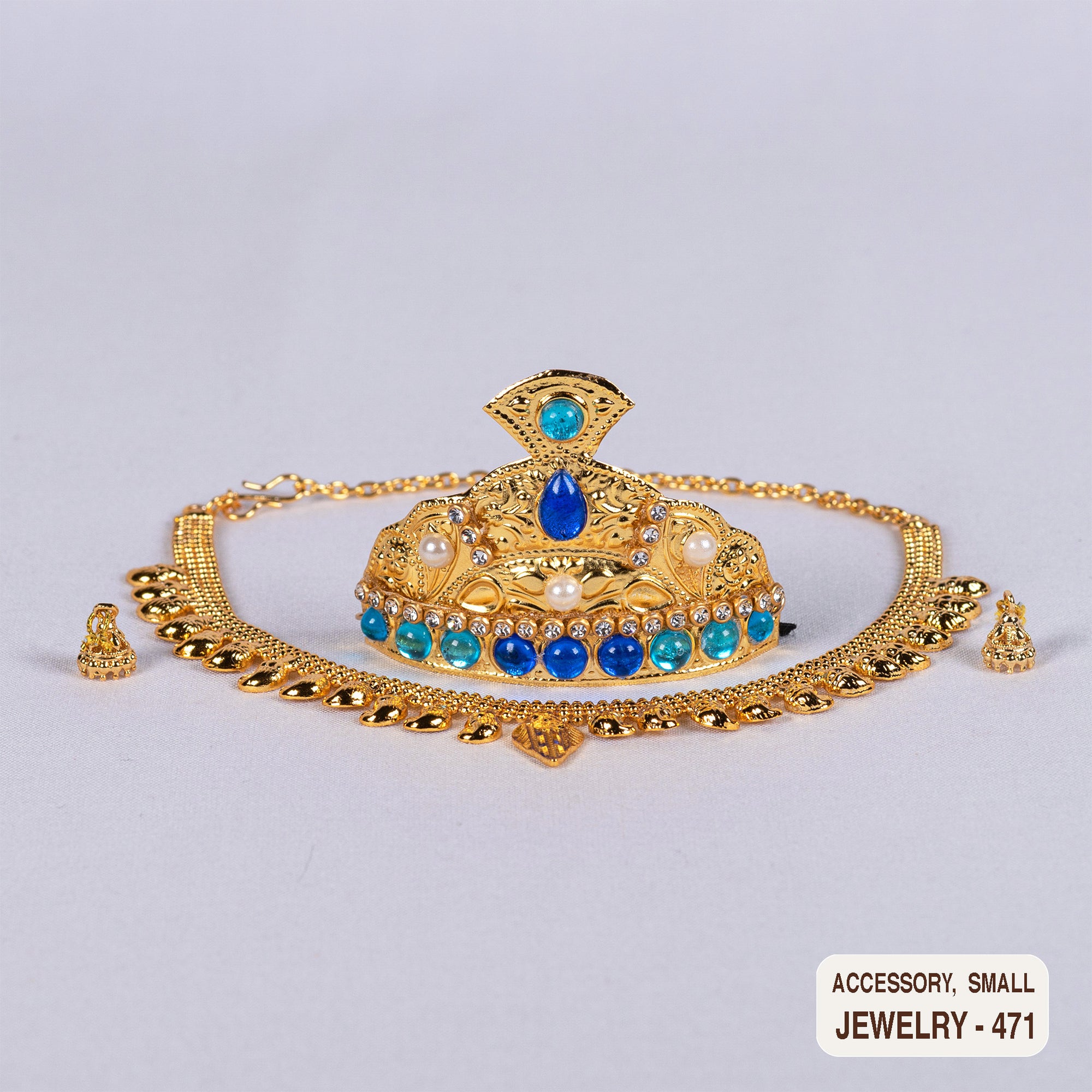 Devi Bhava Jewelry Set for Small Amma Doll