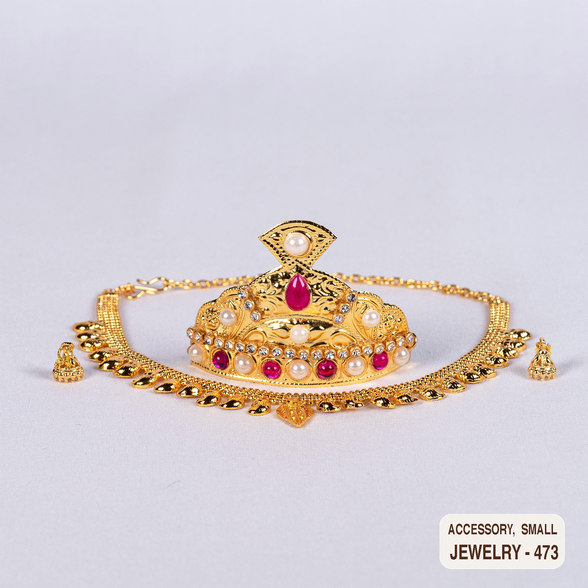 Devi Bhava Jewelry Set for Small Amma Doll The Amma Shop