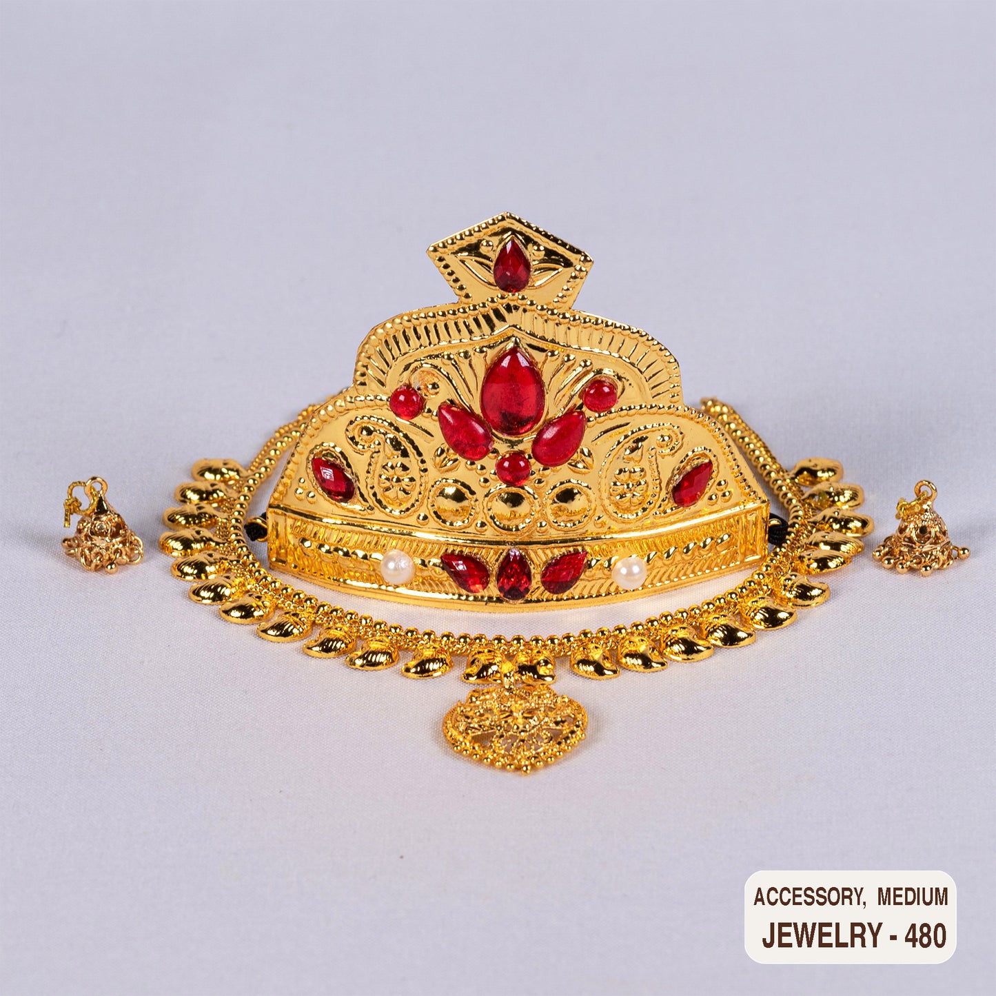 Devi Bhava Jewelry Set for Medium Amma Doll