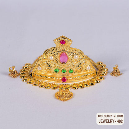 Devi Bhava Jewelry Set for Medium Amma Doll