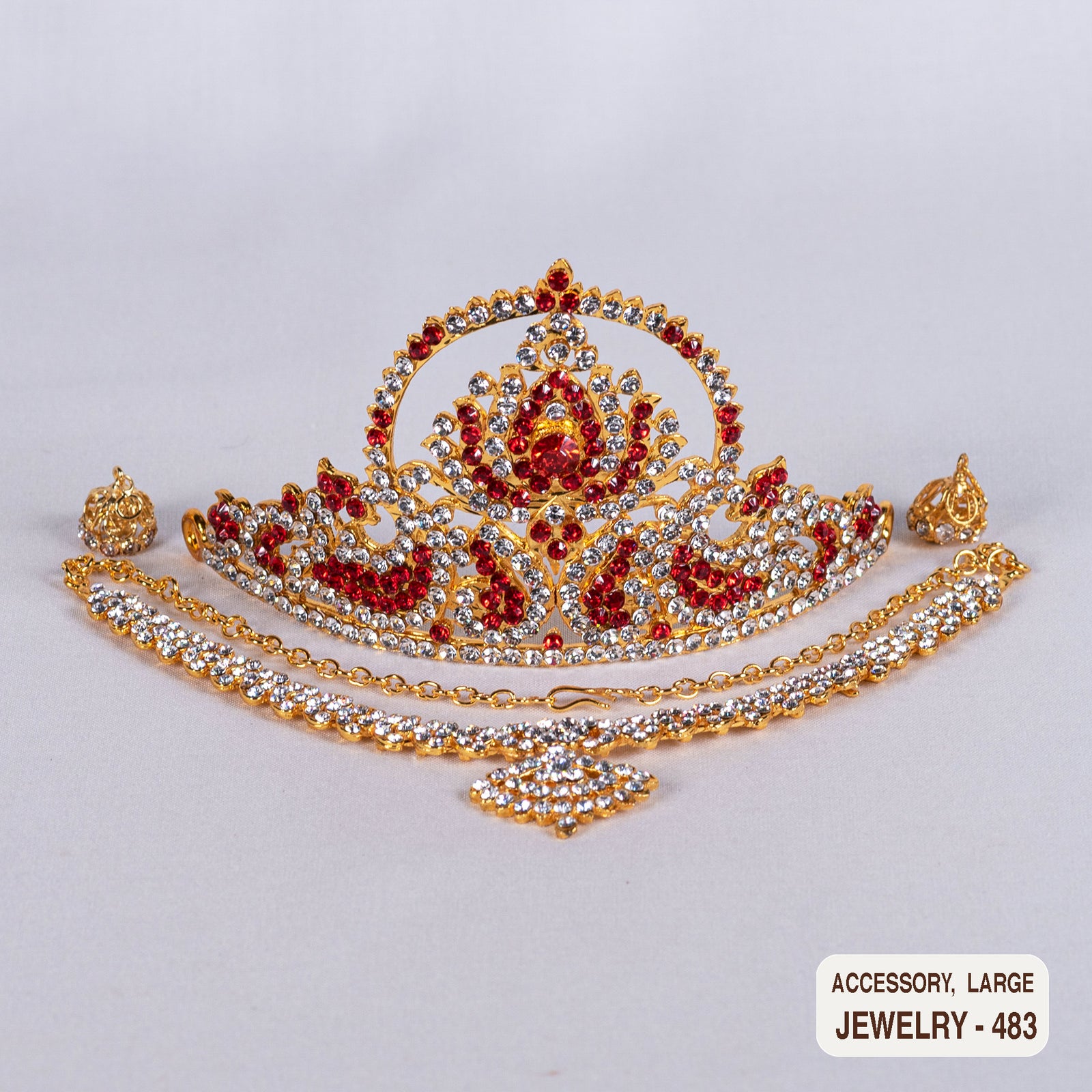 Devi Bhava FANCY Jewelry Set for Large Amma Doll