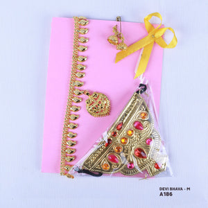 Devi Bhava Jewelry Set for Medium Amma Doll