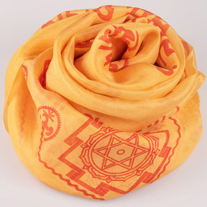 Silk Om Namah Shivaya Mantra Wrap