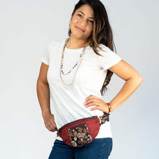 Jai Kalamkari Belt Bag