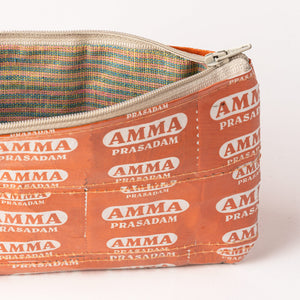 Upcycled Amma-Prasad Candy Wrapper Pouch