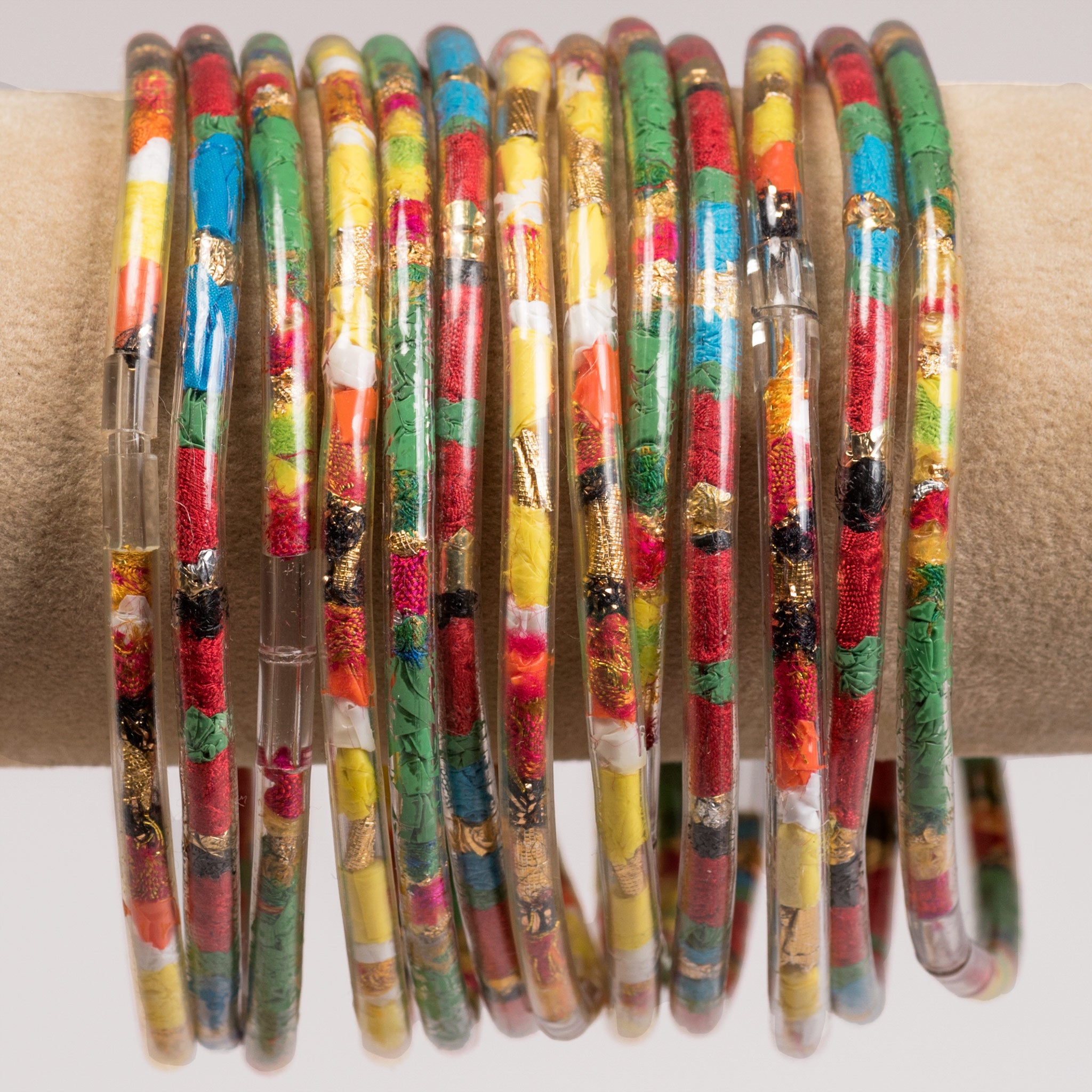 Upcycled Wear & Share Bangle (Set of 3) - The Amma Shop