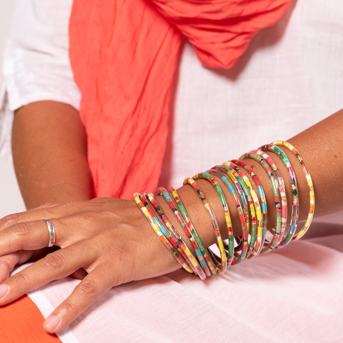 Upcycled Wear & Share Bangle (Set of 3)