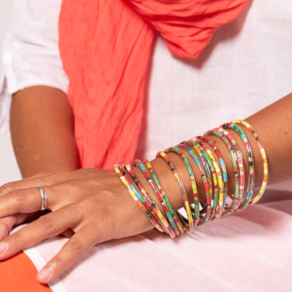 Upcycled Wear & Share Bangle (Set of 3)