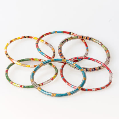 Upcycled Wear & Share Bangle (Set of 3)