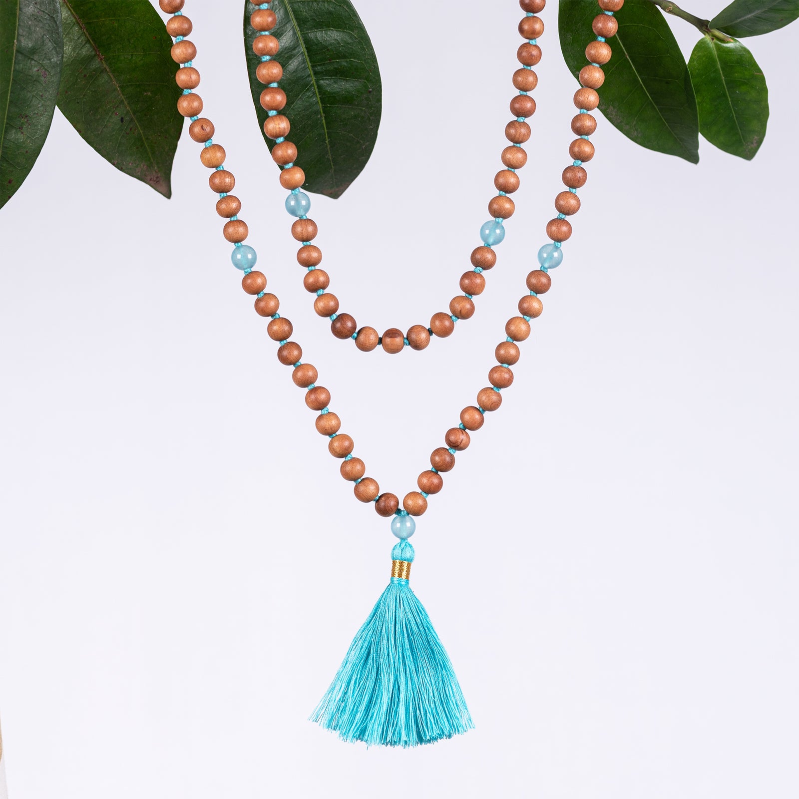 Chandana - Sandalwood & Gemstone Mala