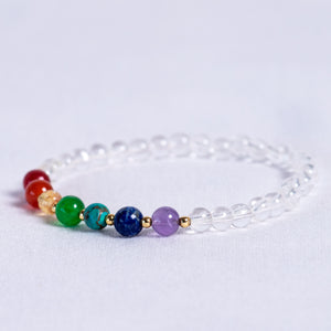 7-Chakra Crystal Gemstones Bracelet