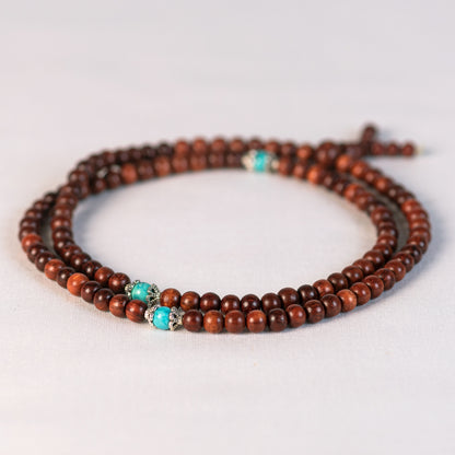 Gaya Red Sandalwood Mini Mala