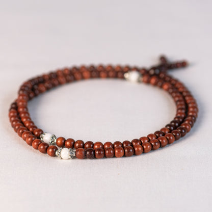 Gaya Red Sandalwood Mini Mala