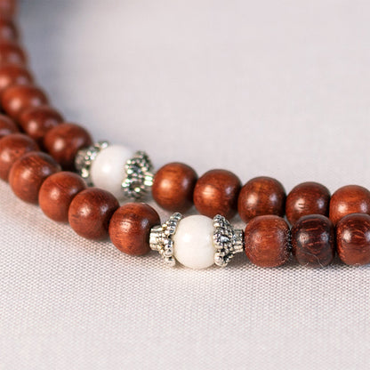 Gaya Red Sandalwood Mini Mala