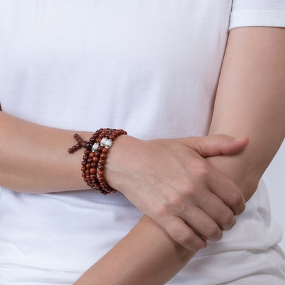 Gaya Red Sandalwood Mini Mala