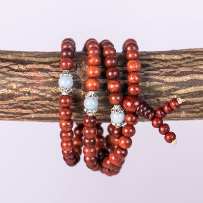 Gaya Red Sandalwood Mini Mala