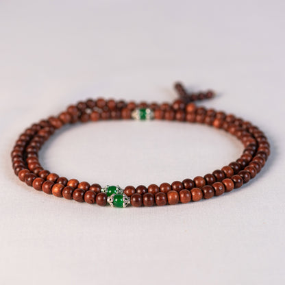 Gaya Red Sandalwood Mini Mala