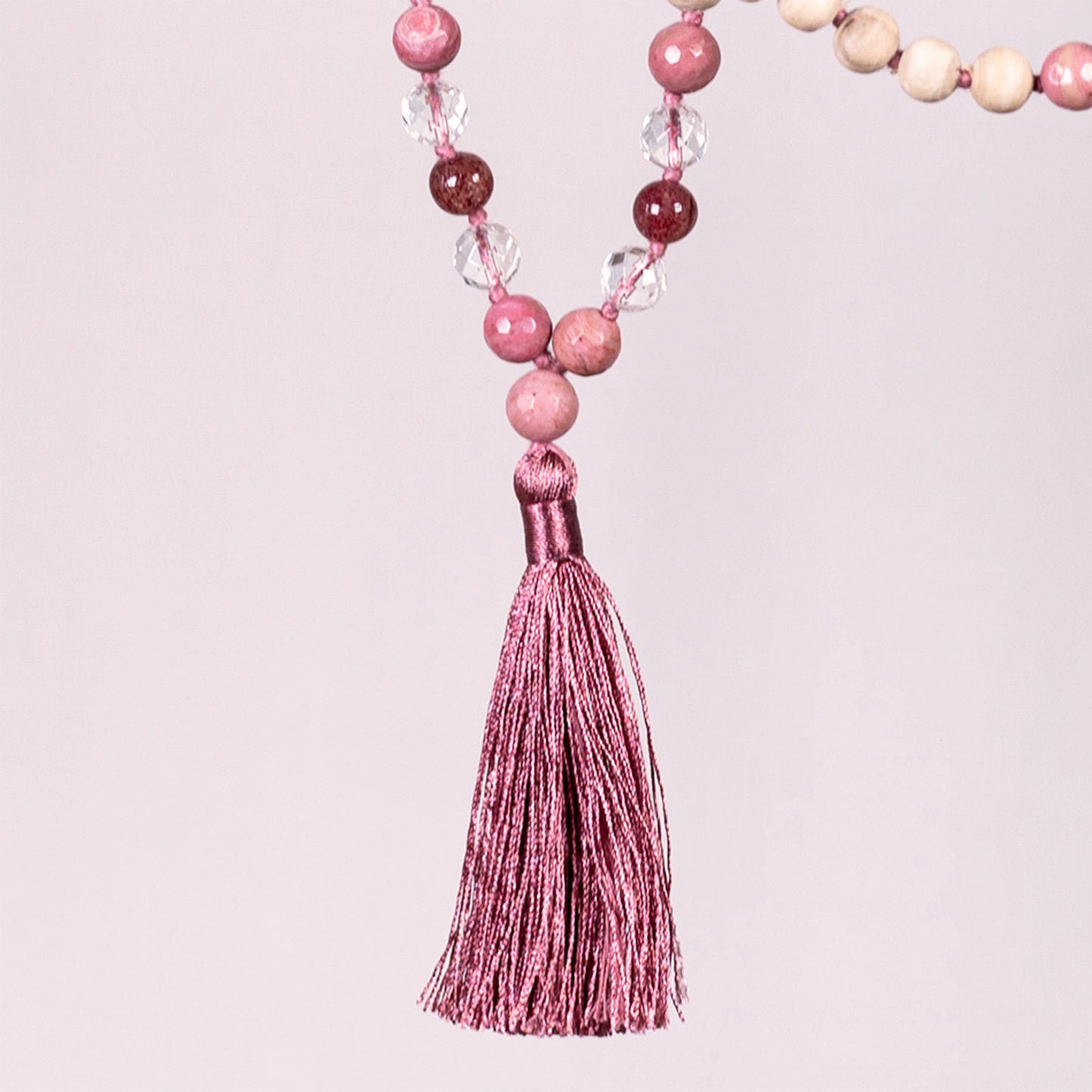 Shri - Tulsi & Gems Tassel Mala