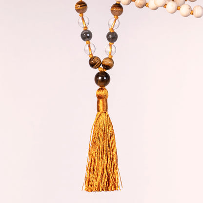 Shri - Tulsi & Gems Tassel Mala