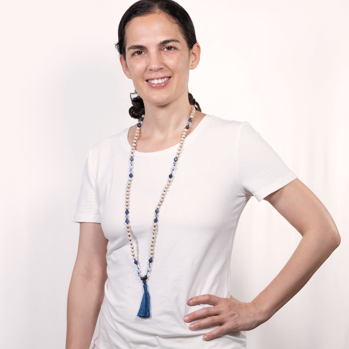 Shri - Tulsi & Gems Tassel Mala