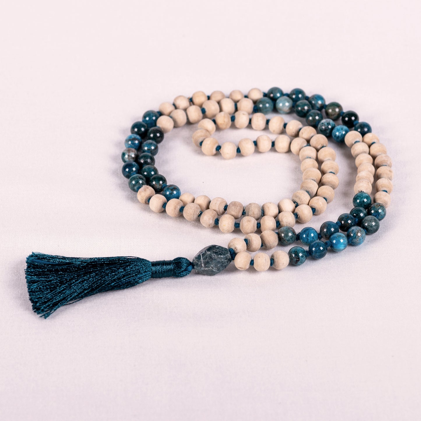 Vishnu - Tulsi & Gems Tassel Mala