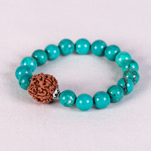 Shanti Gemstone Japa Bracelet