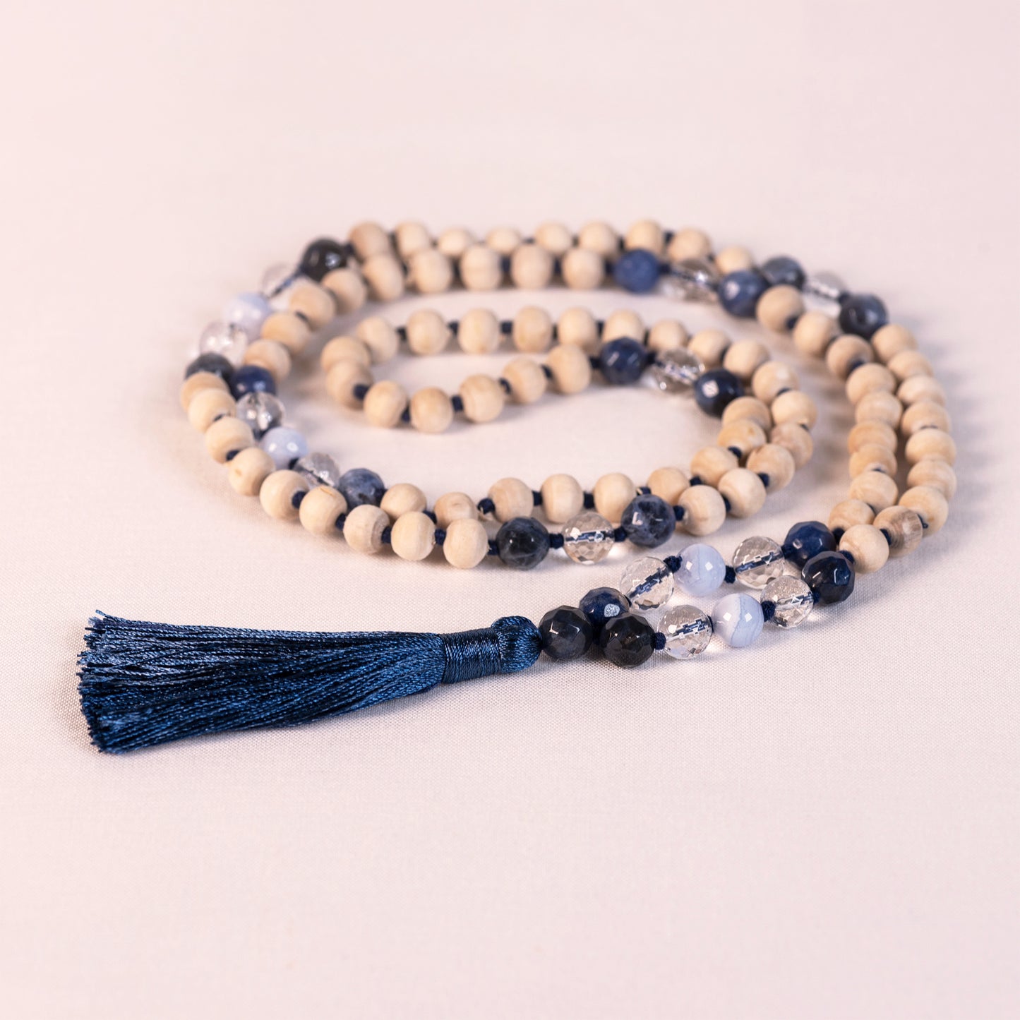 Shri - Tulsi & Gems Tassel Mala
