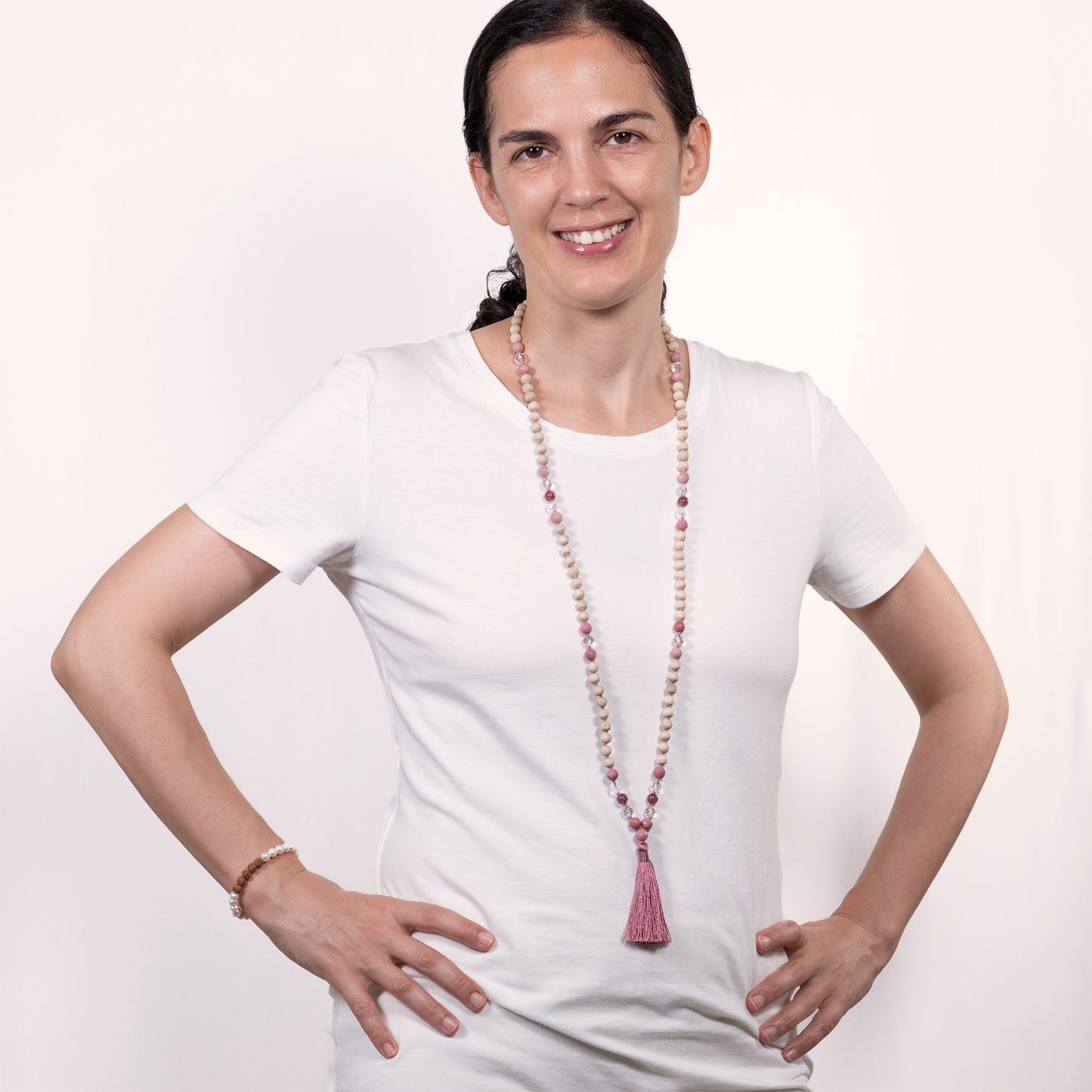 Shri - Tulsi & Gems Tassel Mala