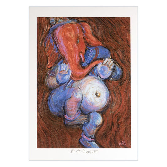 Dancing Ganesh Card