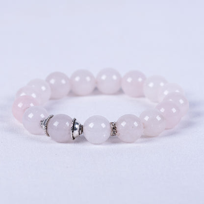 Natural Rose Quartz Wrist Mala (Prasad)