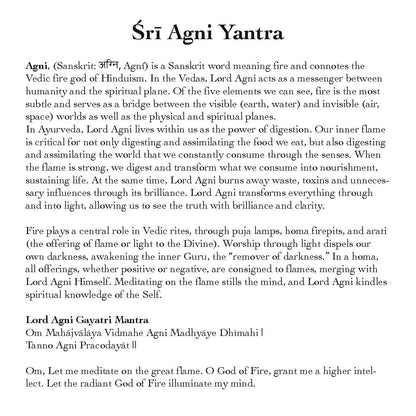 Sri Agni Yantra