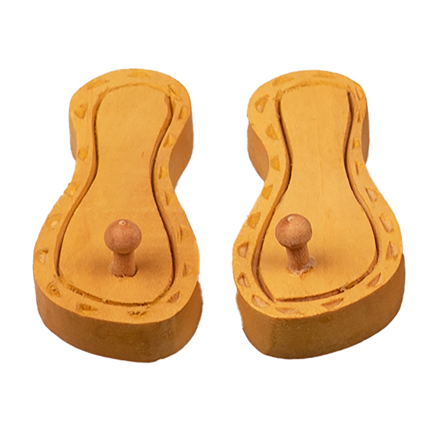 Wooden Lotus Feet Paduka
