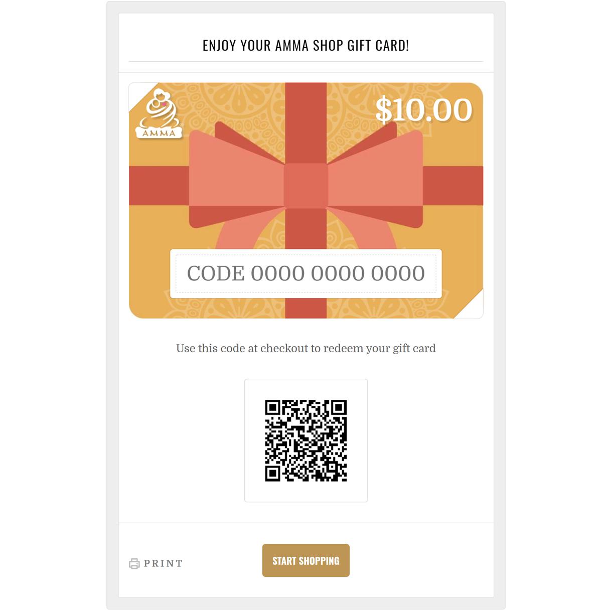 Amma Shop Gift Card