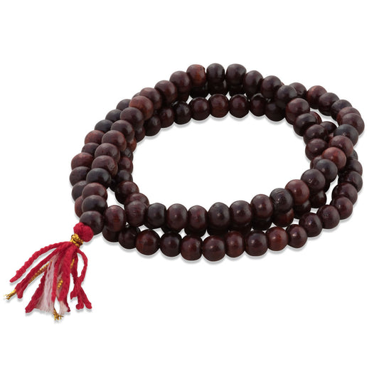 Red Sandalwood Neck Mala